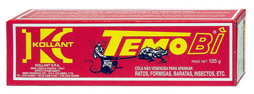 RATICIDA TEMOBI COLA TUBO 135G