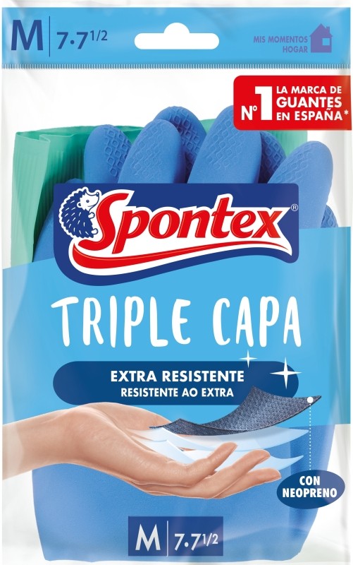 GUANTE SPONTEX TRIPLE CAPA M