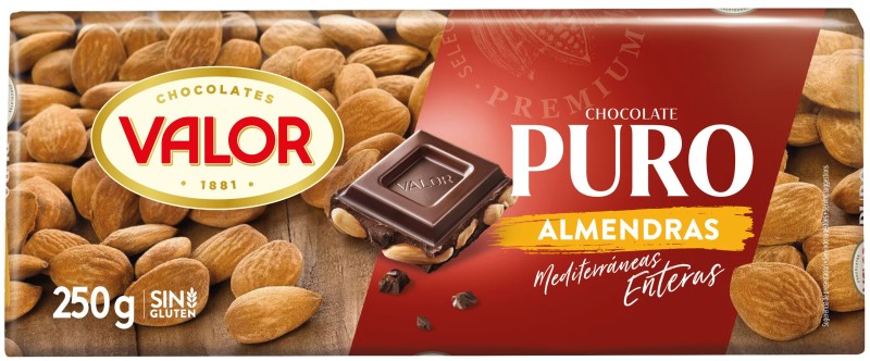 CH VALOR ALMENDRA 250G