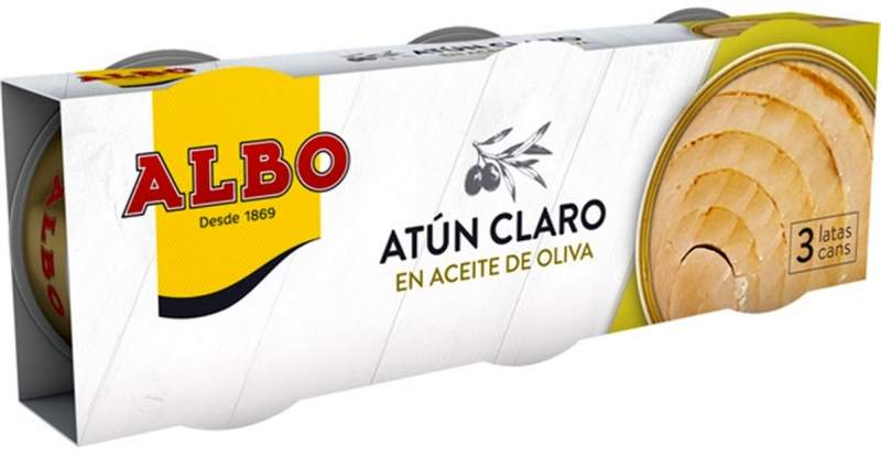 ATUN ALBO CLARO AC OLIVA RO-100 PK3