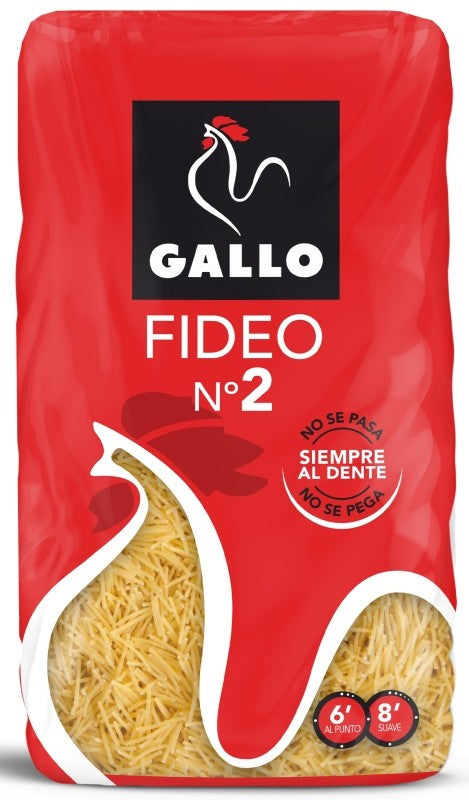 PASTA GALLO FIDEOS N.2 450
