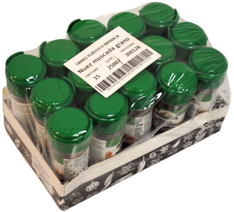 NUEZ MOSCADA GR BARRACA T/PTCO 15U
