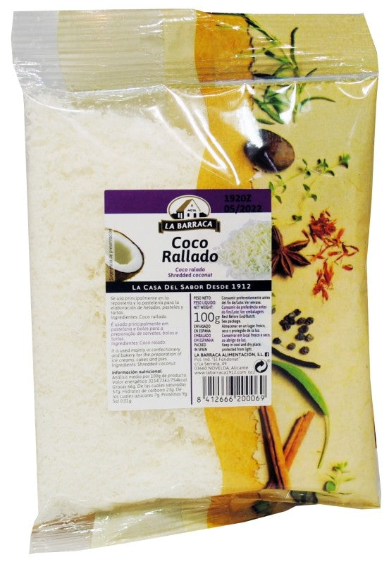 COCO RALLADO BARRACA 100G