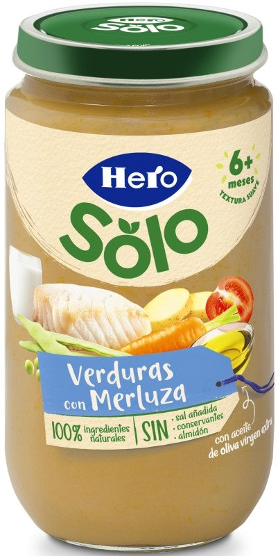 BABY HERO 235 MERLUZA-VERDURA