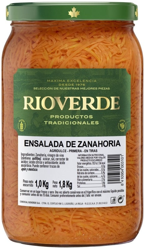 ZANAHORIA RIOVERDE RALLADA FCO 1800