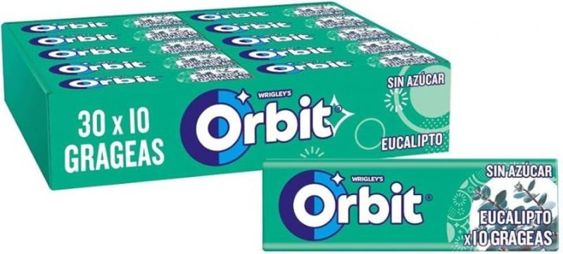 CHICLE S/A ORBIT 30U EUCALIPTUS