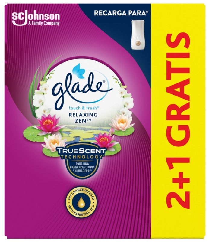 GLADE UN TOQUE REC RELAX ZEN 3X2