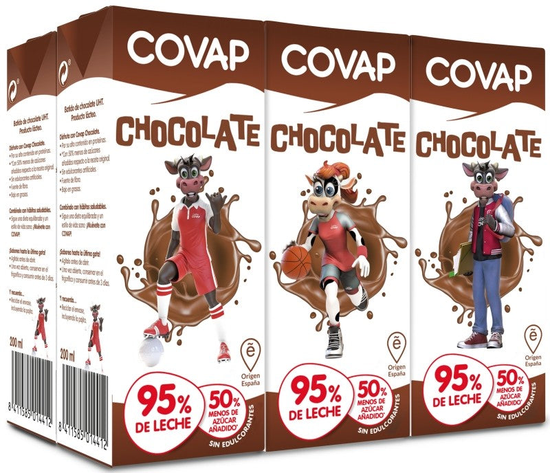 BATIDO COVAP BK 200 CACAO PK6