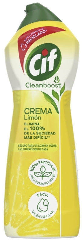 LIMPIADOR CREMA CIF 750 LIMON