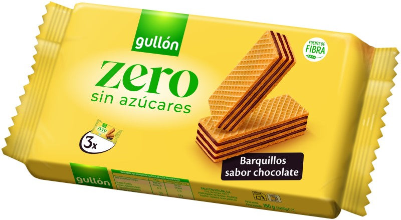 GALLET GULLON ZERO BARQUI CHOC 180G