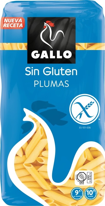 PASTA GALLO S/GLUTEN PLUMA 450