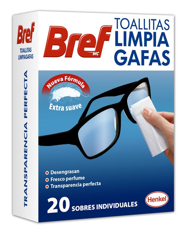 TOALL LIMPIAGAFAS BREF 20U
