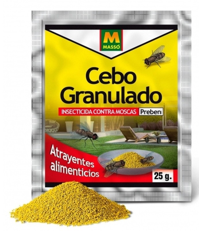 CEBO MOSCAS GRANULADO MASSO 25 GR