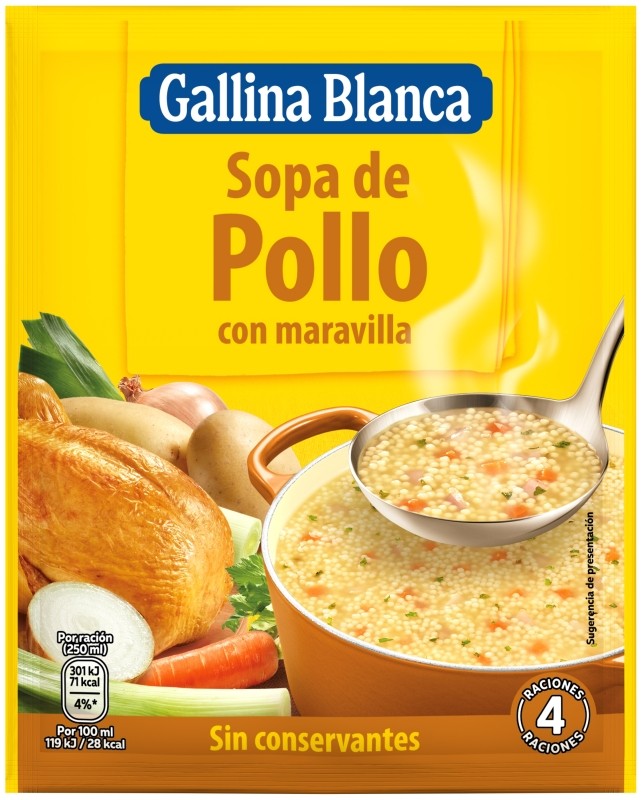 SOPA G BCA 85G MARAVILLA