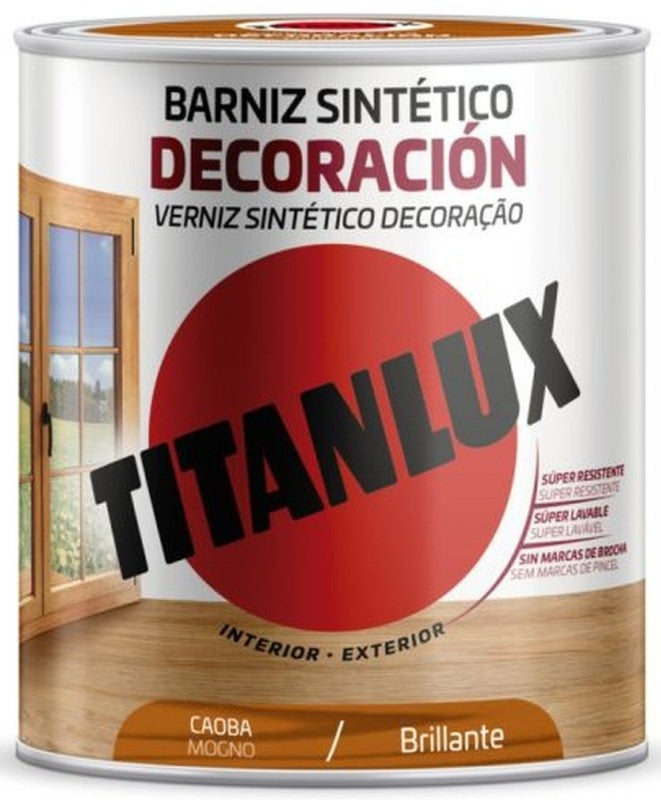 BARNIZ BRILLANTE TLUX 750 CAOBA