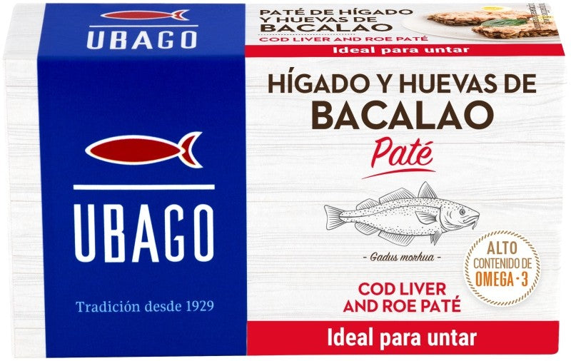 HUEVA E HIGADO BACALAO UBAGO RR-125