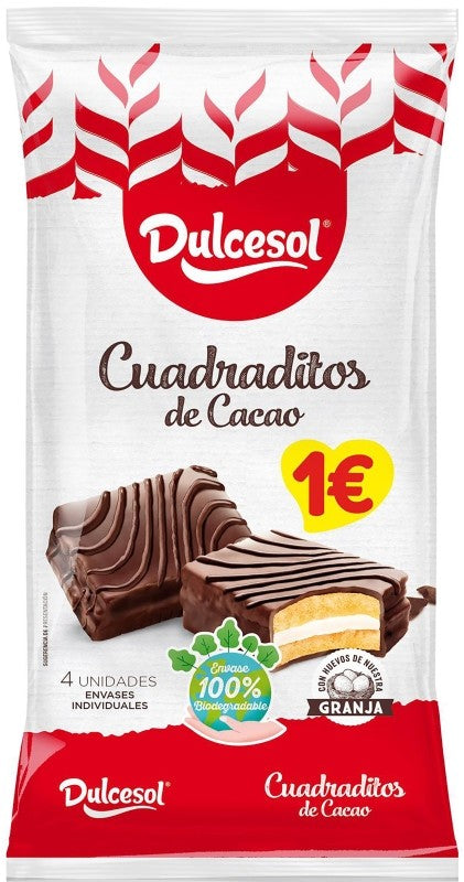 CUADRADITOS DULCESOL 152G 4U