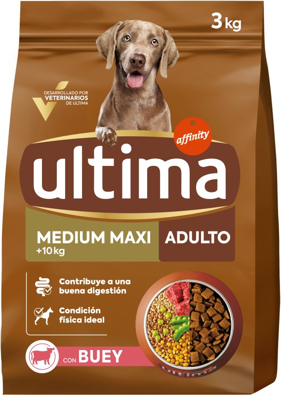 ULTIMA PERRO MEDIUM ADULT 3K BUEY