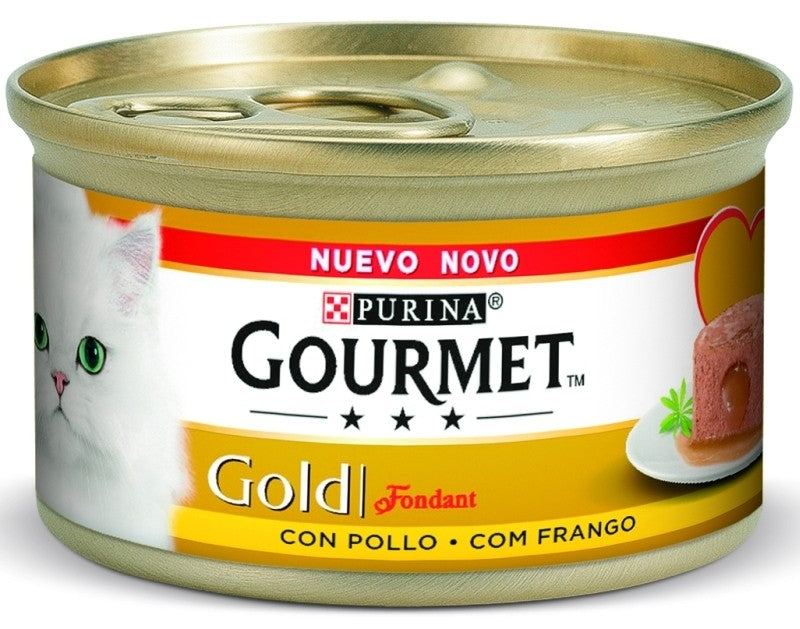 GOURMET GOLD FONDANT LT 85G POLLO