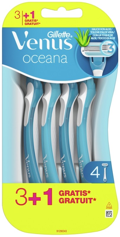 MAQ DES GILLETTE VENUS OCEANA 3+1U