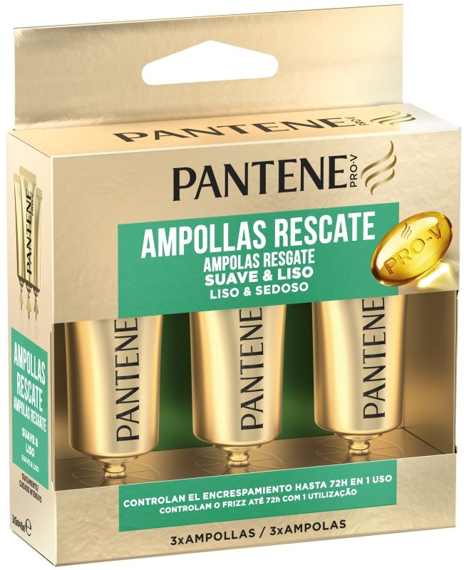 AMPOLLAS PANTENE SUAVE/LISO 1MIN 3U