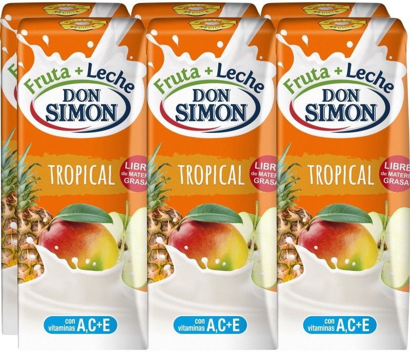 FRUT+LECH D SIMON 200 PK6 TROPICAL