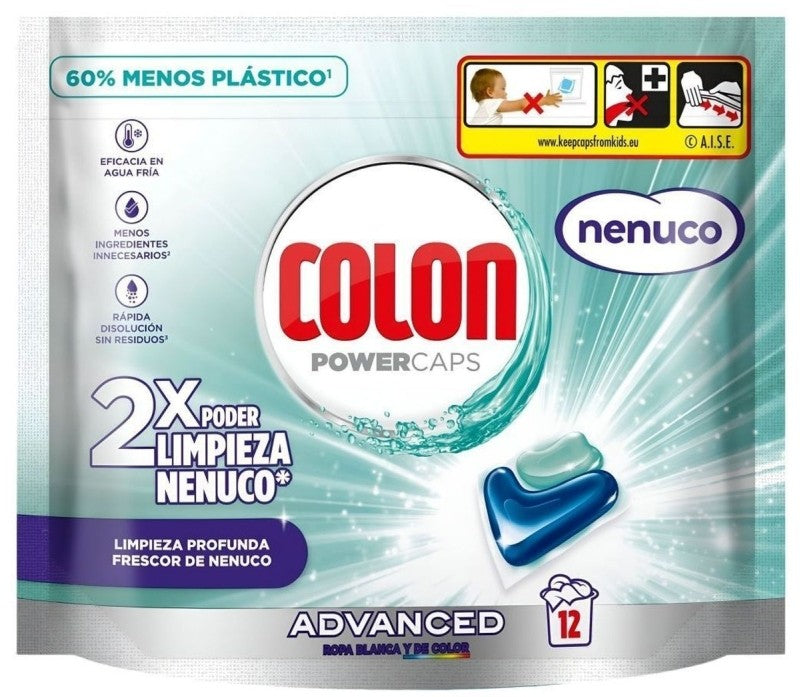 COLON GEL POWER 12U CAPS NENUCO