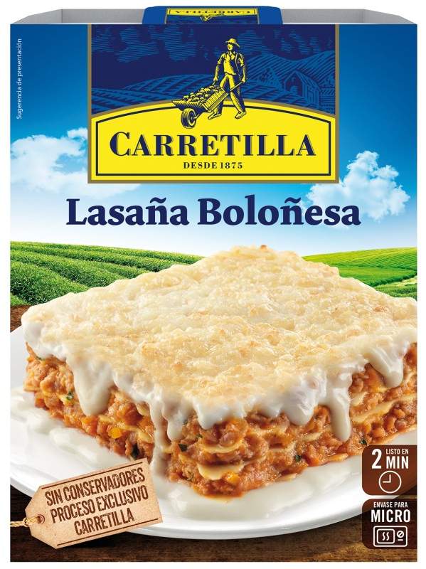 LASAÑA BOLOÑESA CARRETILLA 370G
