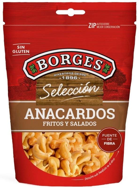 ANACARDO BORGES FRITO/SALADO 80G