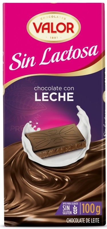CH VALOR LECHE 100G S/LACTOSA