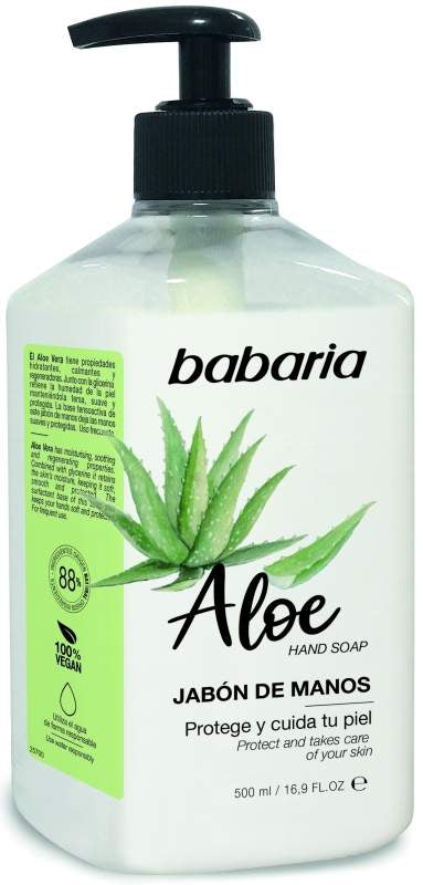 JABON MANOS BABARIA DF 500 ALOE