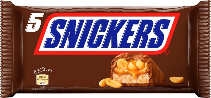 CHNAS SNICKERS MULTI 50G PK5