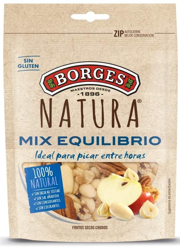 COCKTAIL NATURA BORGES F.SECOS 130G