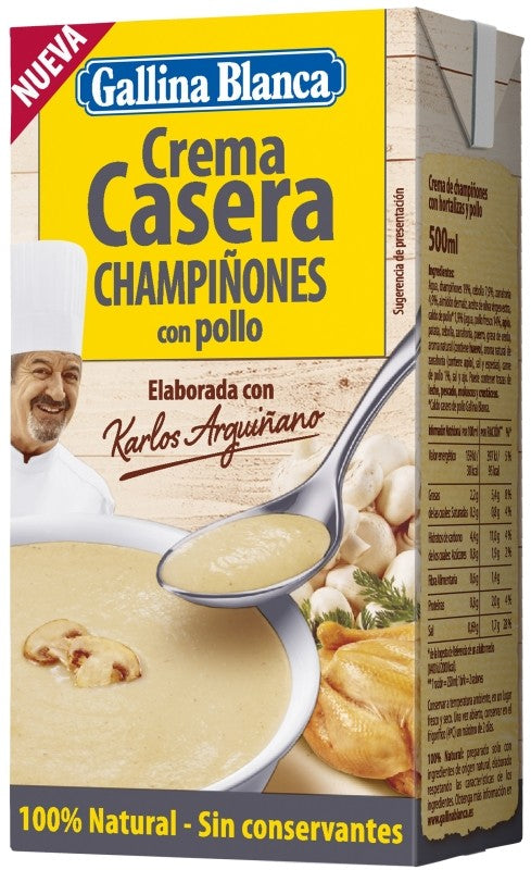 CREMA G BCA BK 500 CHAMPIÑON/POLLO