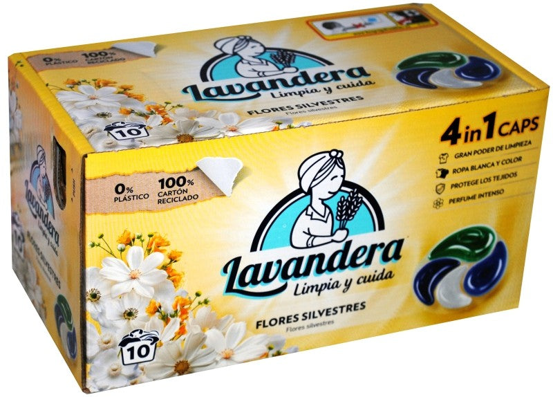 LAVANDERA 4EN1 CAPS 10U UNIV/FLORAL