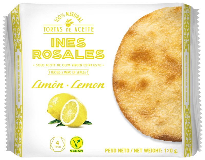TORTA ACEIT I.ROSALES 4U 120G LIMON