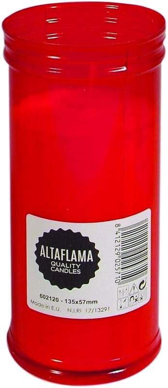 VELON ROURA ROJO 135X57MM