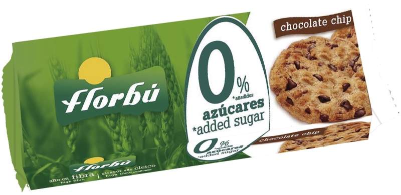 GALLET FLORBU CHOCO CHIPS 135G S/AZ
