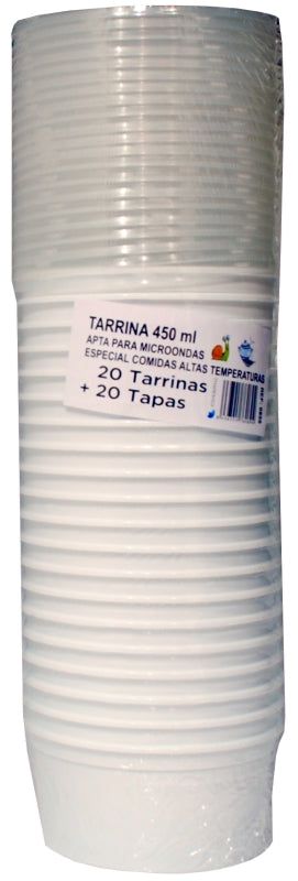 TARRINA RED COSAMO BCA+TAP 20U 450