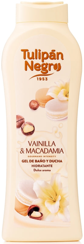 GEL T NEGRO 650 VAINILLA/MACADAMIA