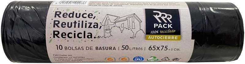B BAS RRR P.AUTOC 50L 10U NEGRA
