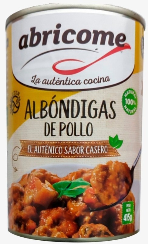 ALBONDIGAS ABRICOME LT 415 POLLO