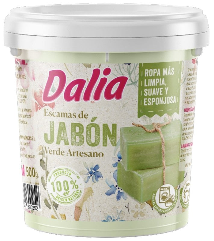 JABON ESCAMAS DALIA 500 VERDE