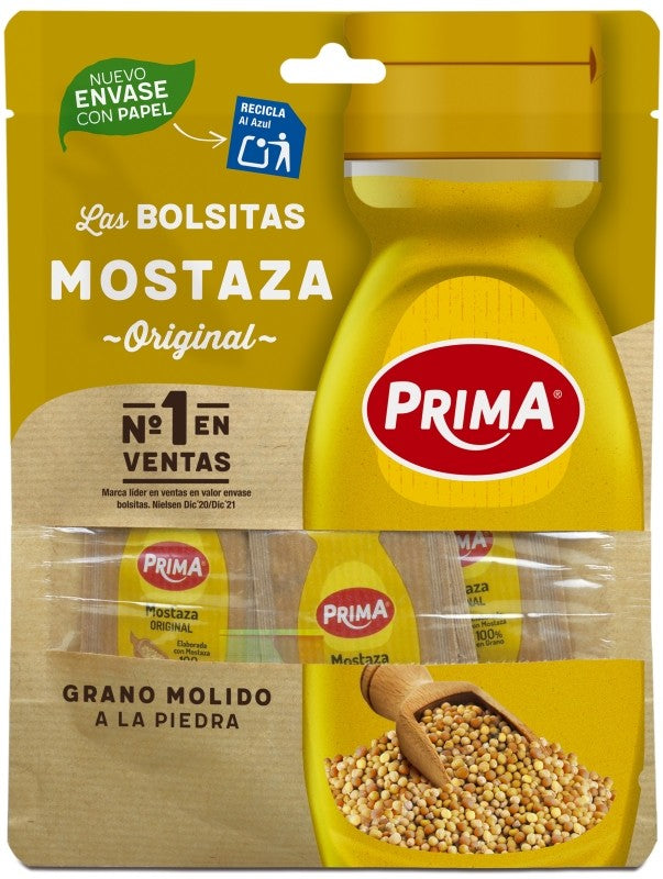 MOSTAZA PRIMA BOLSA 4G 12SB
