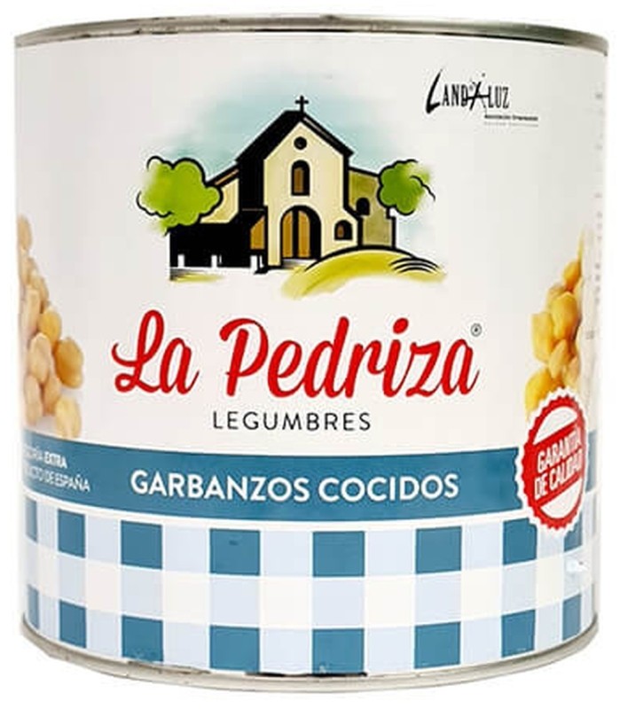 GARBANZO COCIDO LA PEDRIZA LT 2,5K