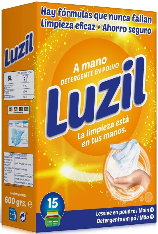 DETERG POLV LUZIL 600 LAVADO MANO
