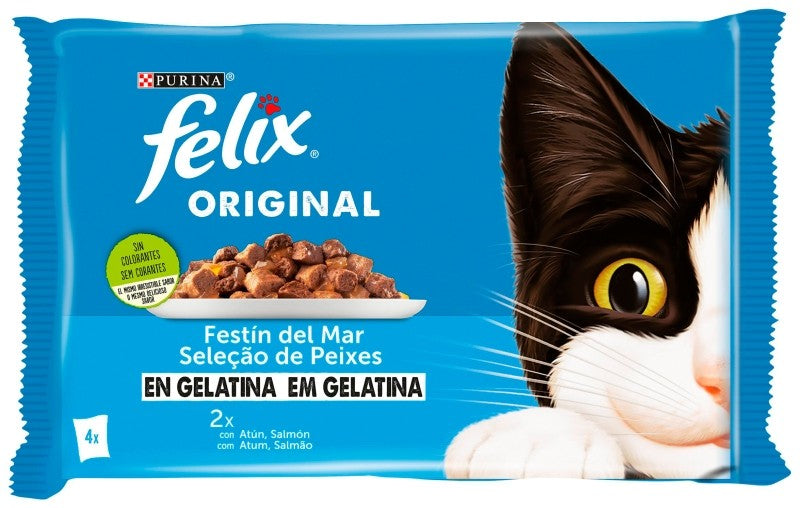 FELIX GATO ORIGINAL 4X85G PESCADO
