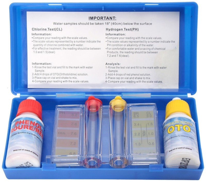 TEST KIT TAMAR PH CLORO