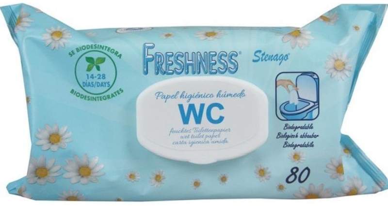 PAPEL FRESHNESS HUMEDO C/TAPA 80U