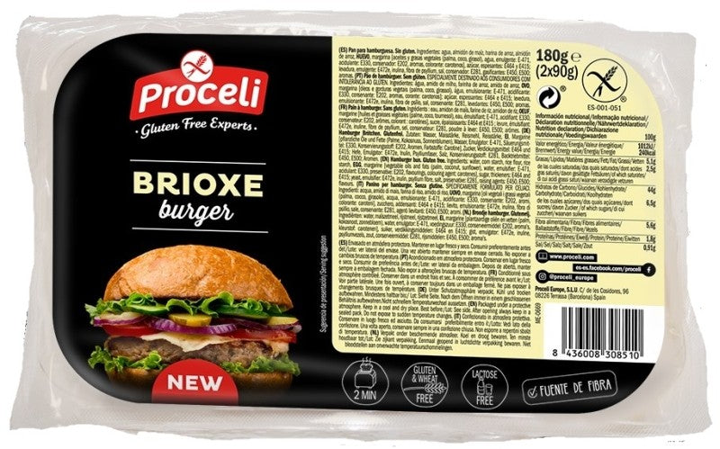 PAN BURGUER BRIOXE PROCELI 180G